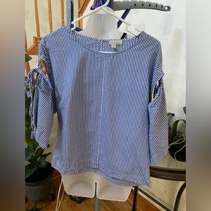 Halogen cotton top women size S